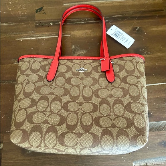 NWT Coach Signature City Mini Tote - Picture 5 of 10